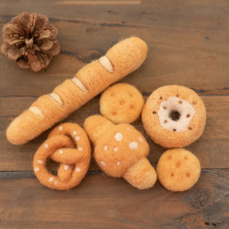 Baby Chef with Bread Decor Set - Newborn Photography Costume - Image 5